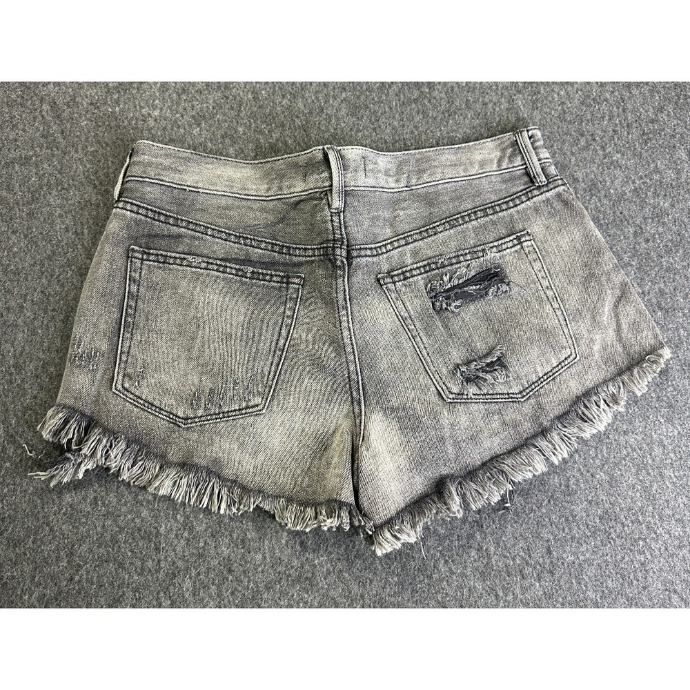 We The Free People Loving Good Vibrations Shorts Cutoff Size 27 Distressed - Picture 11 of 16